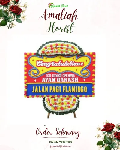Bunga Papan Congratulation di Pacet